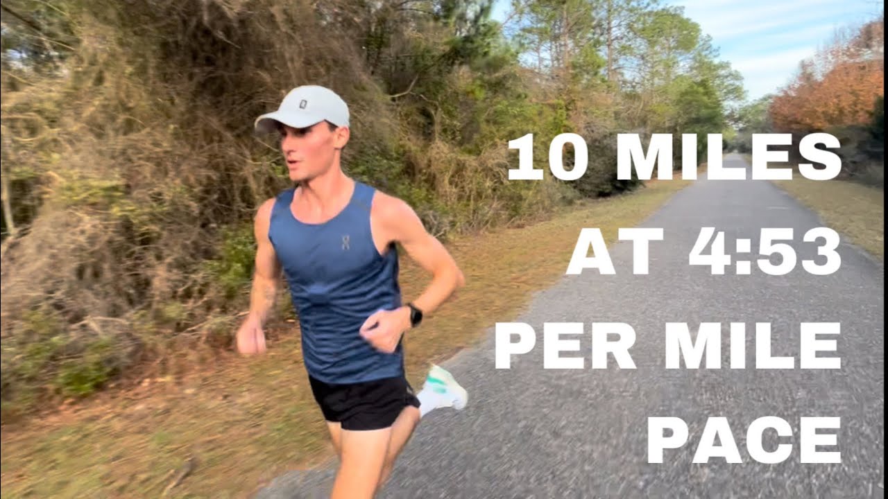 Fast 10 Mile Tempo During Long Run In Florida