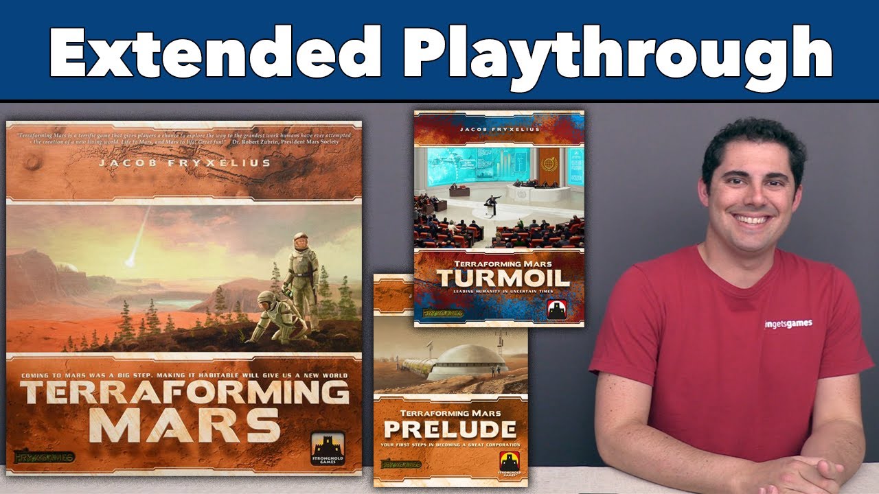 Terraforming Mars with Turmoil and Prelude expansions Extended Playthrough
