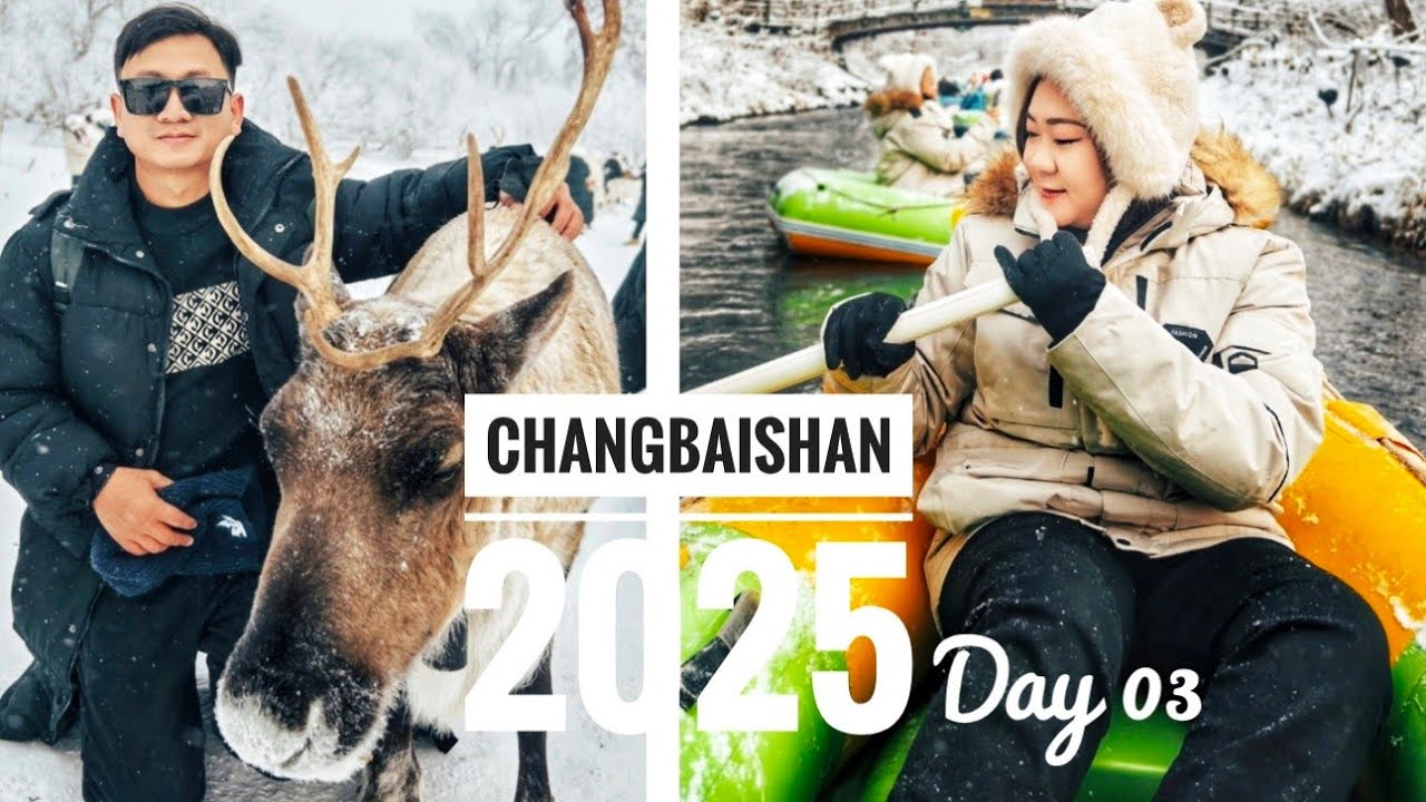 (4K) Day​ 03 Changbaishan Snow Mountain​ | Winter Fairy Tale | Walking tour Harbin