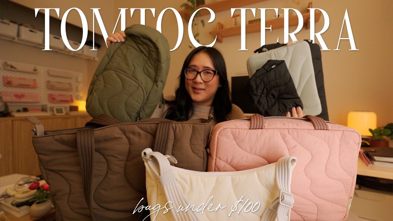 Полный гид по женским сумкам до $100! 🎒 | Обзор коллекции Tomtoc Terra