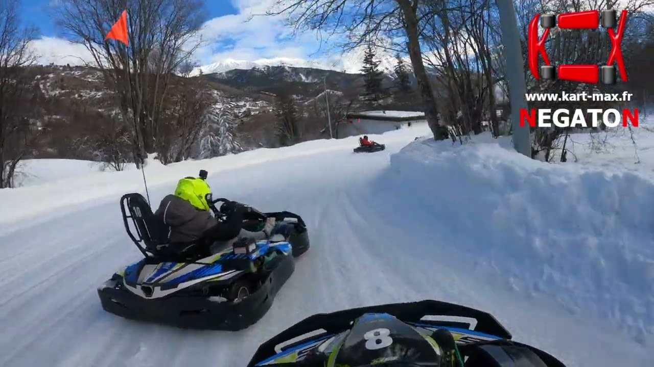 Championnat Kart-maX - Saison 14 - GP5 - Course 3 - Groupe A - Serre Chevalier  - Ice Karting
