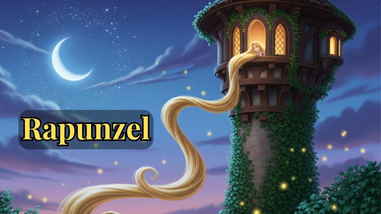 Rapunzel - Grimm's Fairy Tale | Calm Bedtime Stories for Grown Ups | Narrated Story