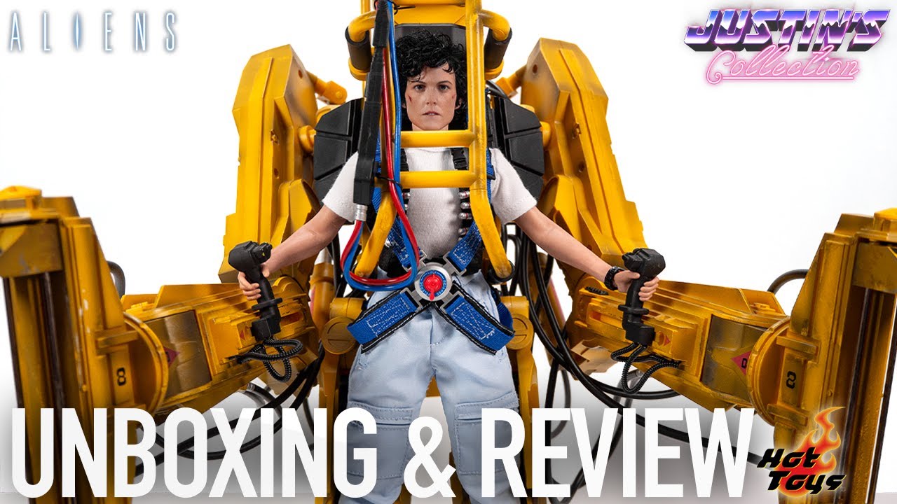 Hot Toys Aliens Power Loader & Ripley Unboxing & Review