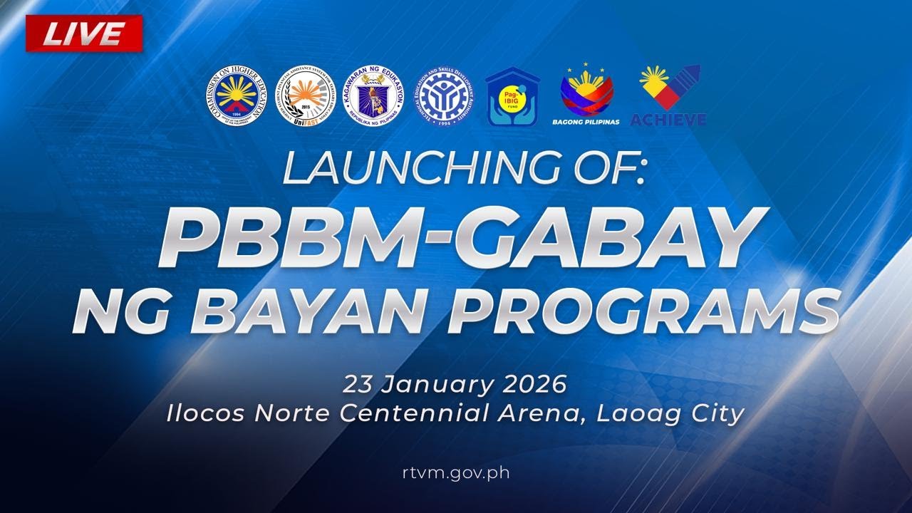 Launching of PBBM-GABAY ng Bayan Programs 1/23/2026