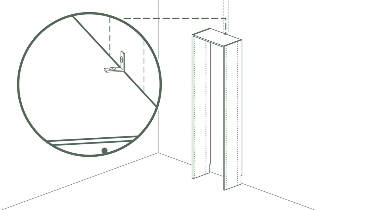 Installing Floor Standing Dakota Closets
