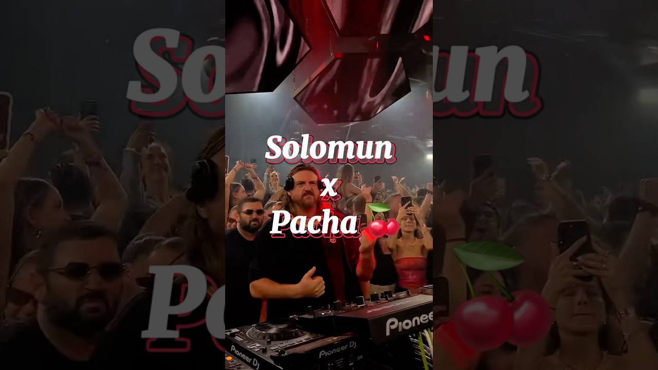 Solomun killing it at Pacha grand opening 🍒