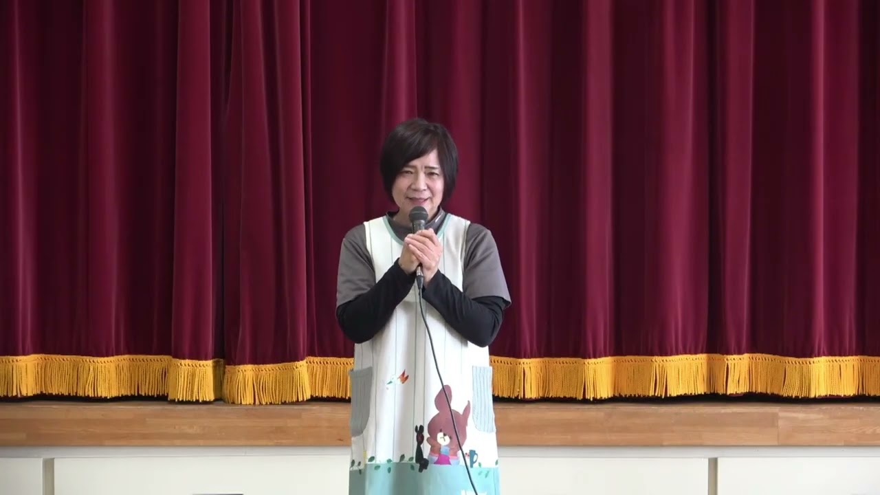 ともべ幼稚園　新年お楽しみ会　副園長の話