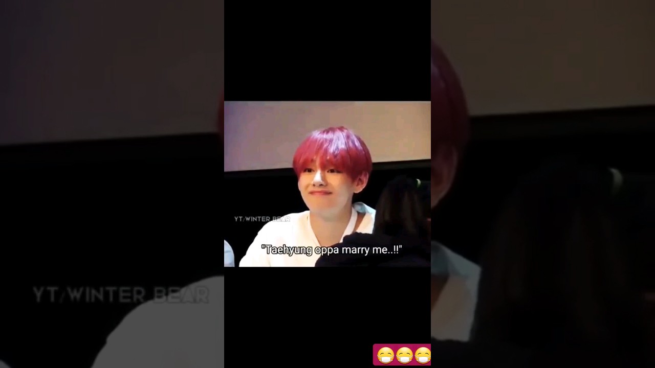 when taehyung reject girl's proposal,his mom be😎 