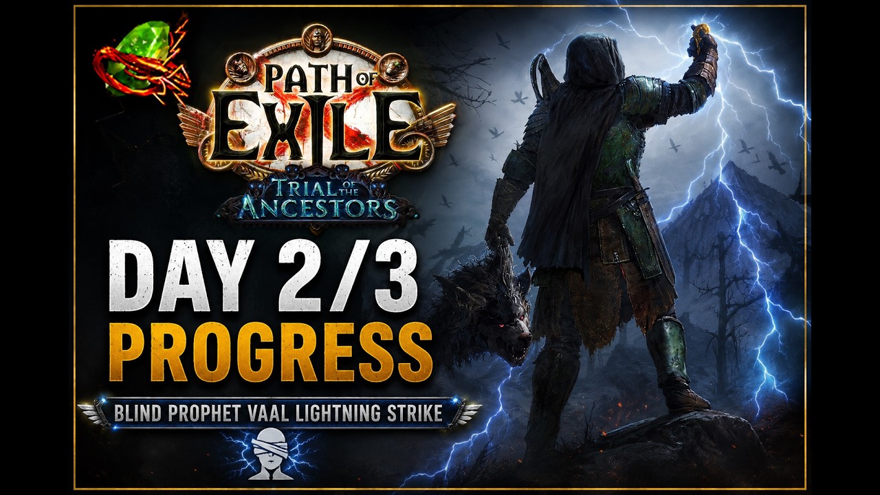 Path of exile Tota Event Blind prophet Lightning strike progress