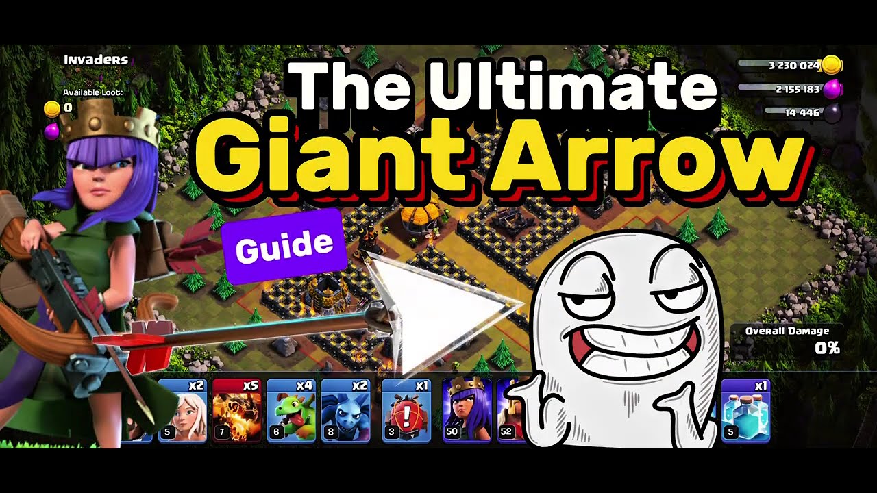 How to use Giant Arrow in Clash of Clans #clashofclans #coc #giantarrow