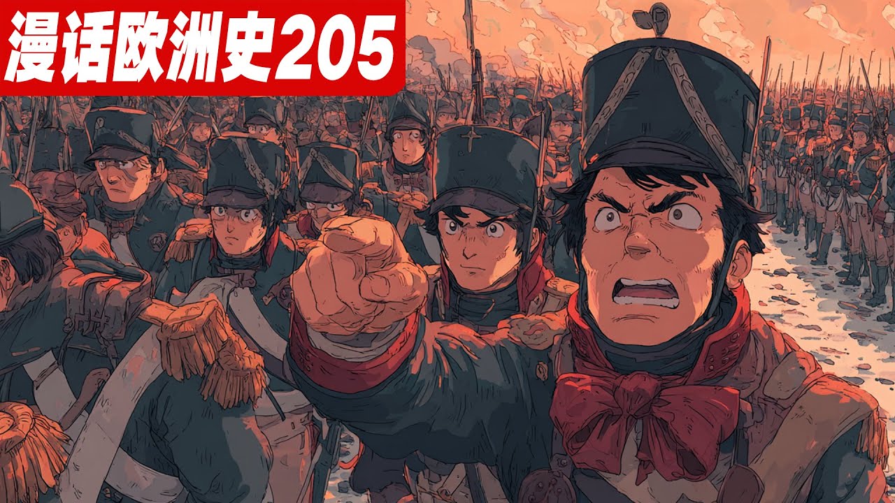 拿破仑完了？别急！他在流放地憋了个大招，全欧洲都将再次颤抖！《漫话欧洲史205》莱比锡战役|民族会战|第六次反法同盟|塔列朗|俄国远征|枫丹白露宫|厄尔巴岛|法兰西第一帝国|拿破仑战争|欧洲历史