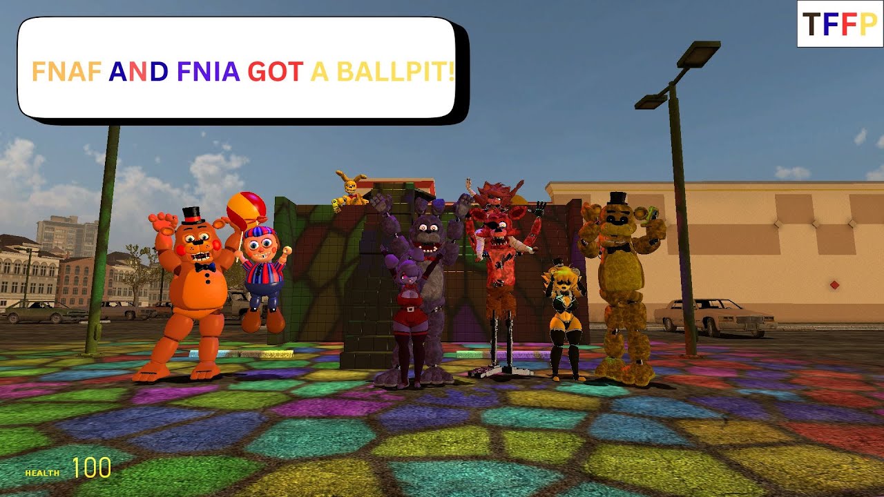 FNAF AND FNIA GOT A BALLPIT! (TFFP)