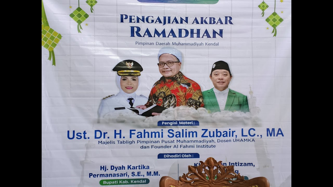 PENGAJIAN AKBAR RAMADHAN 1446H PDM. Bersama Ust. Dr. H. Fahmi Salim Zubair, LC., MA di Boja