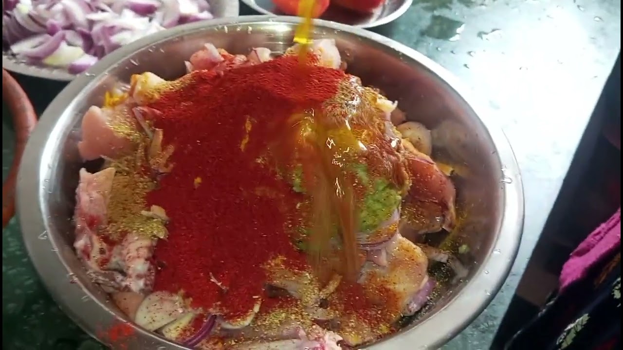 আজকের দুপুরের স্পেশাল চিকেন কষা #cooking #homecuisine #food 