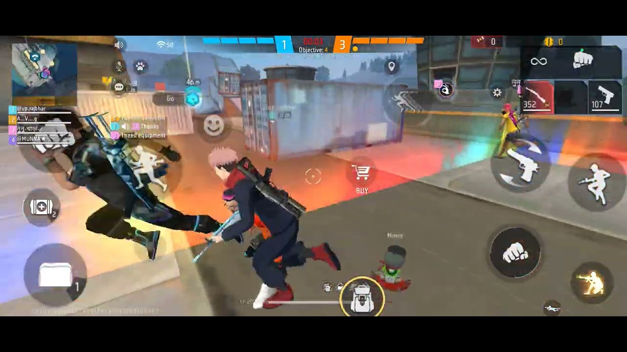 Free fire max cs renk full gameplay 