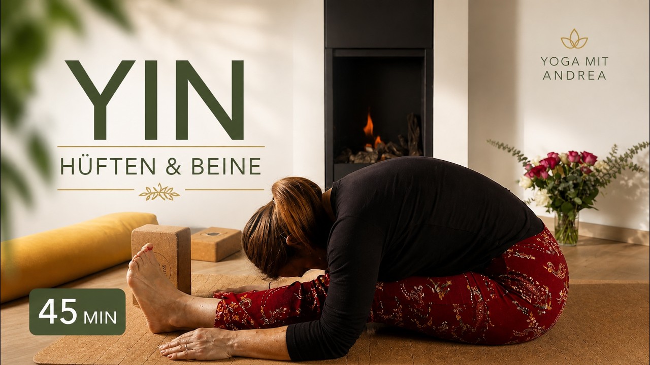 40 Minuten Yin Yoga für Hüften & Beinrückseiten | Sanft & tief entspannen