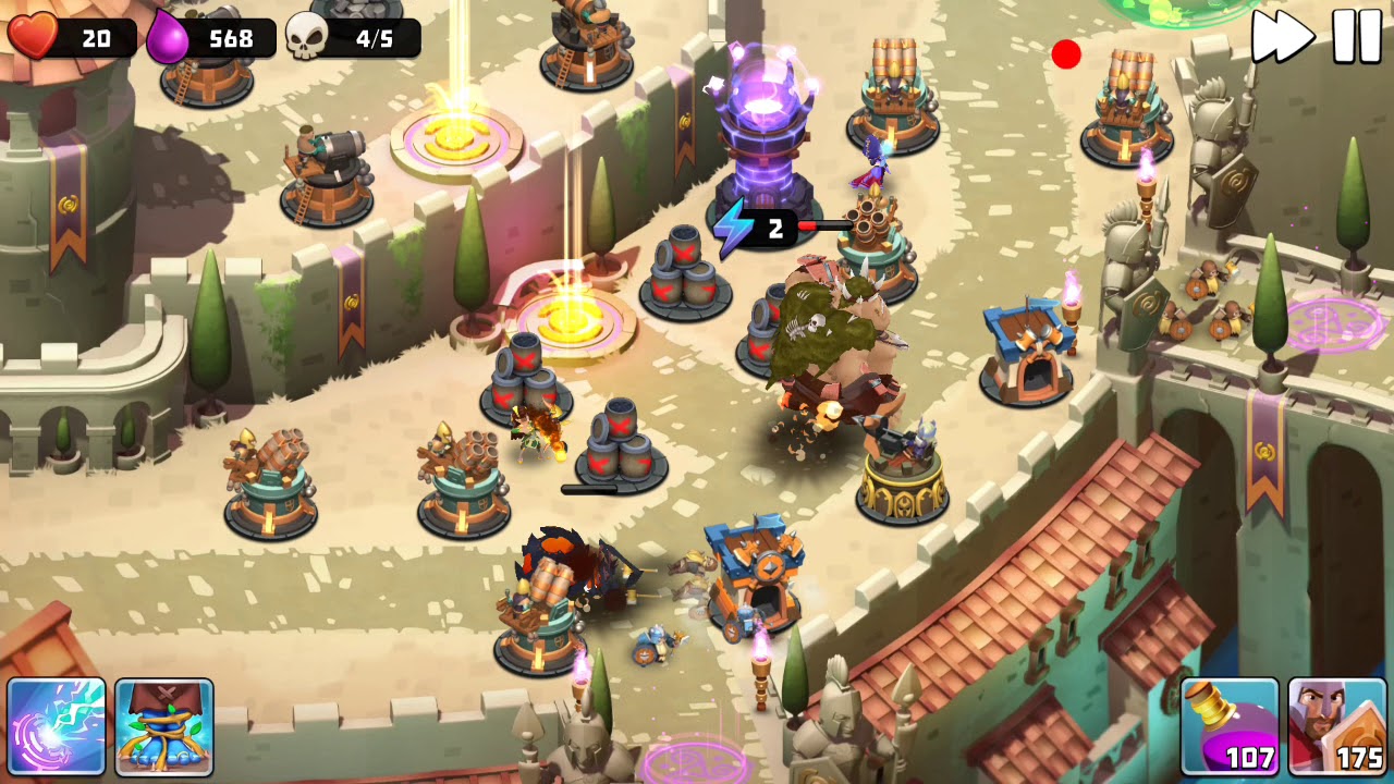 Castle Creeps TD - Chapter 44 Level 174-Distress call 3 Stars