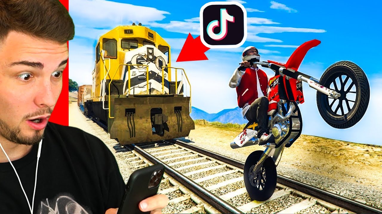 VIRALE GTA 5 STUNTS auf TIK TOK NACHMACHEN 5.0