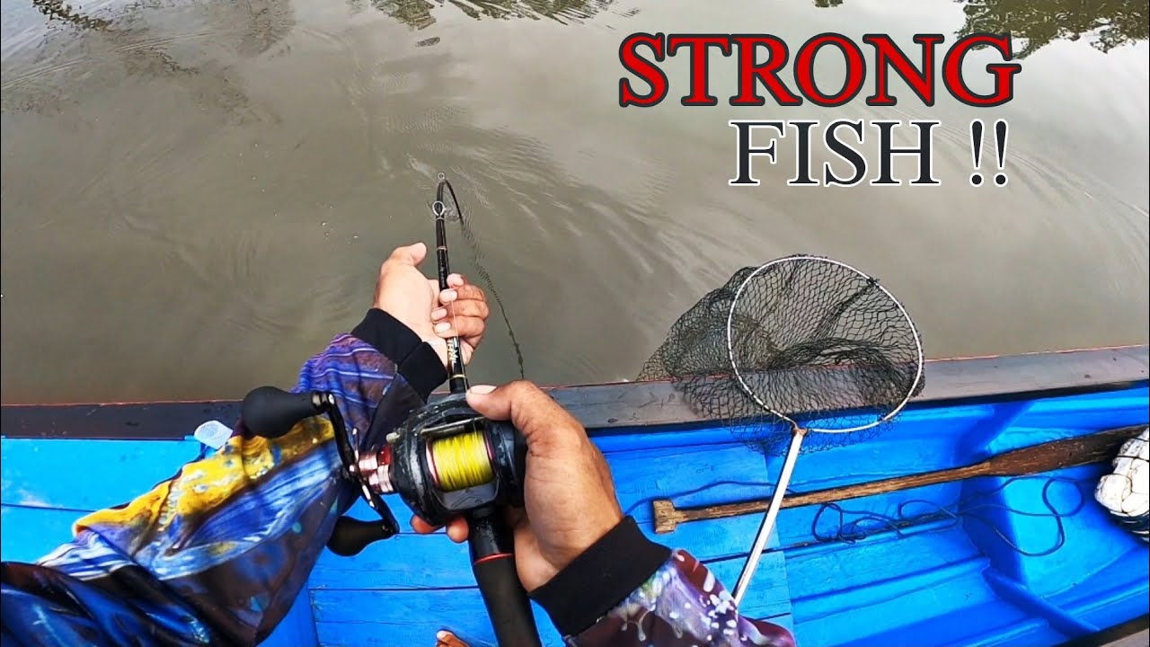 ASLI KUAT SEKALI IKAN INI ! PREDATOR MUARA || BLACKBASS !! CASTING MUARA BALI (Bagian Liagu).