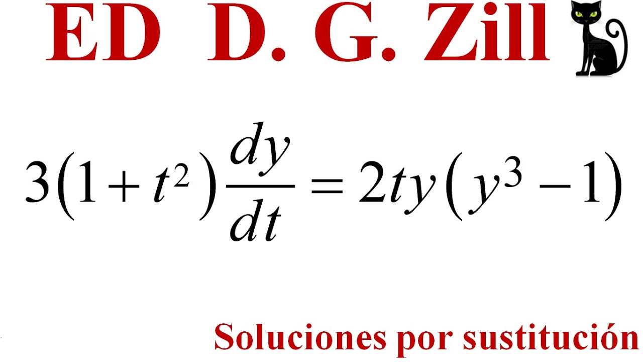 Ecuaciones Diferenciales de primer orden. ECUACIONES NO LINEALES de BERNOULLI: Zill 2.5_20 👀👍😺