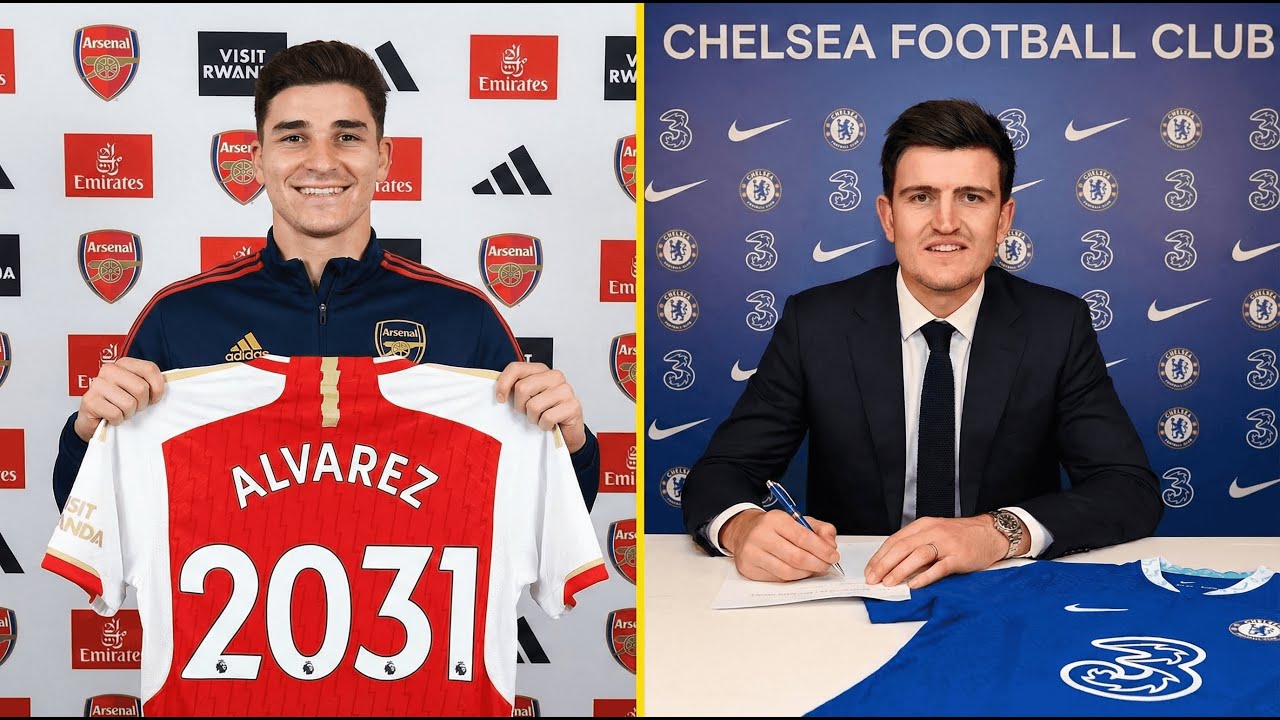 🔴𝗕𝗥𝗘𝗔𝗞𝗜𝗡𝗚: JULIAN ALVAREZ TO ARSENAL! 🕸 Harry Maguire to Chelsea! Gabriel Jesus to Italy!