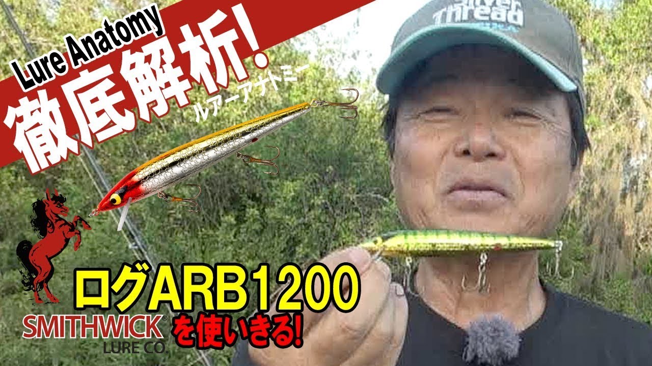 【ヒロ内藤流バス釣り】頼れるミノーのジャーキングで釣れない時にはどうする！？【スミスウィック　フローティング・ログARB1200　ミノー】