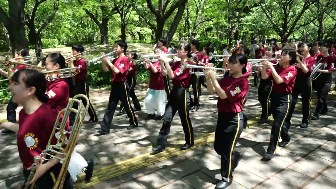 習志野高校 吹奏楽部 The World of Brass 2024 パレード