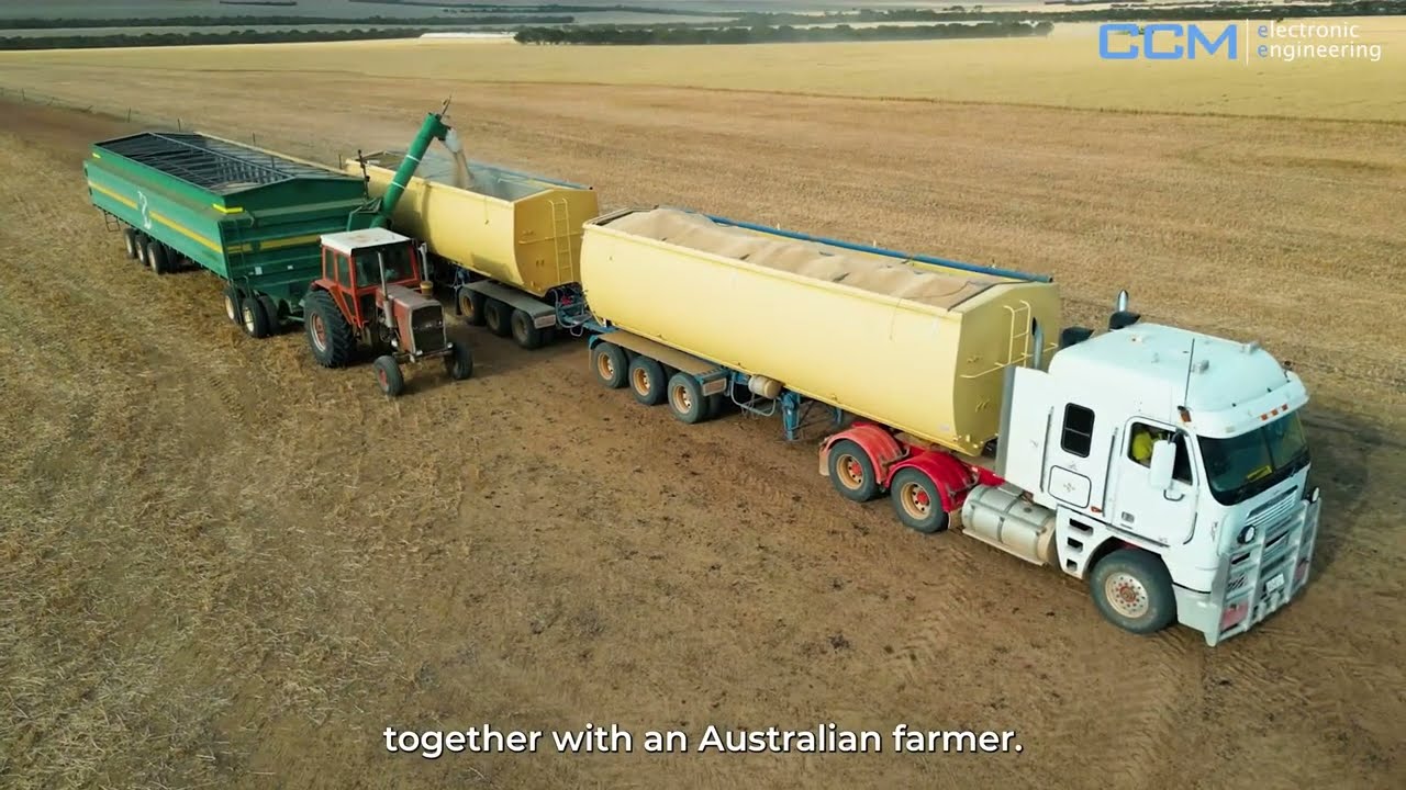 CCM Semi Loader system, load truck safe and efficiently during harvest
