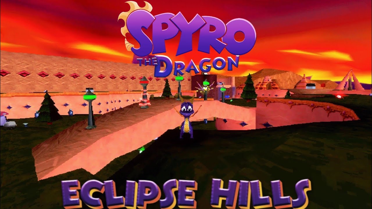 Spyro The Dragon: (Spaghetti) Custom Level: Eclipse Hills By AdamTheDragon