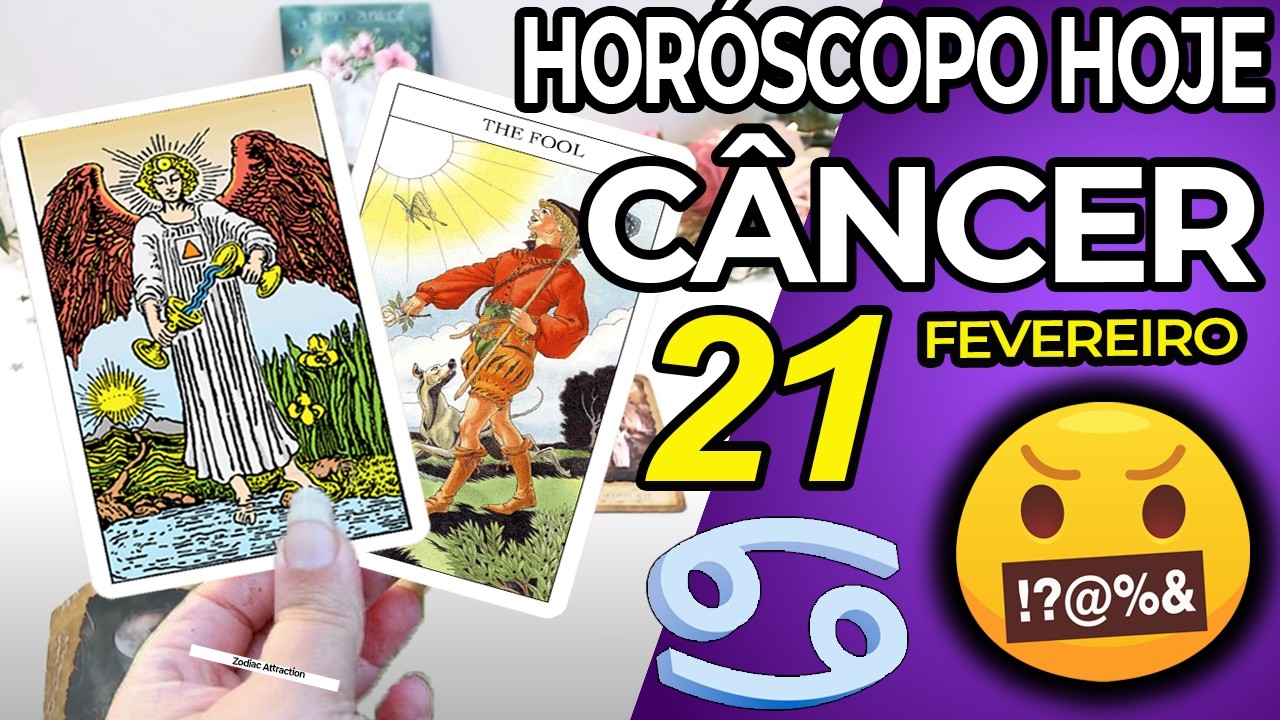 🆘URGENTE🆗QUE SURPRESA VOCÊ VAI TER🤬 Câncer ♋ 21 Fevereiro 2026 | Horoscopo do dia de hoje ♋ Tarot