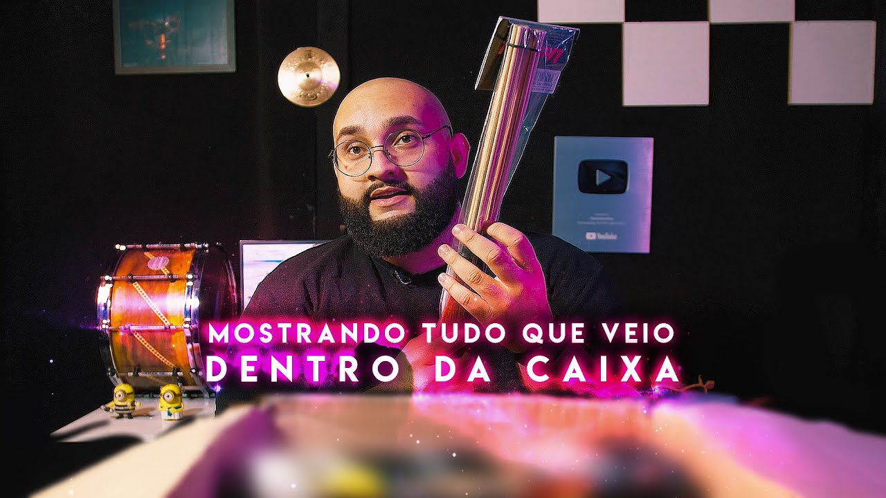 🔥 Agora sou ARTISTA da maior marca de BAQUETAS do BRASIL | Unboxig Baquetas Liverpool 🔥