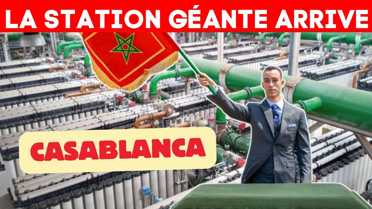 Casablanca : la plus grande station de dessalement du Maroc prend forme avec SEPROB