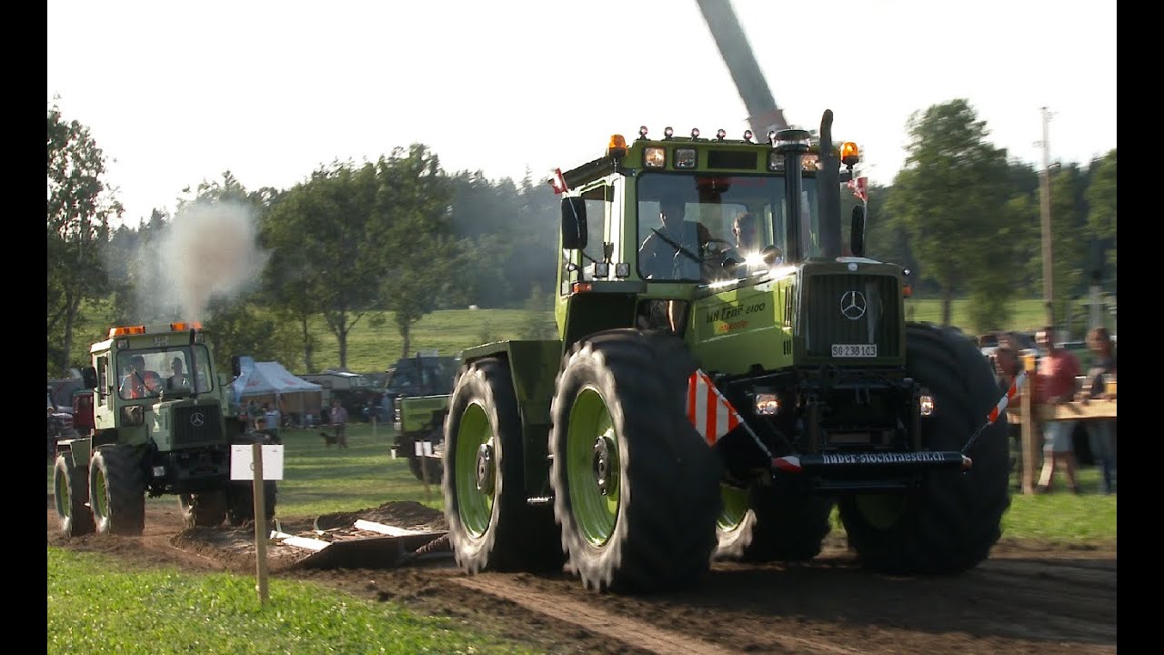 Unimog und MB trac Treffen in Enkenhofen 2023 Bremsschlitten Teil 2 [4K]