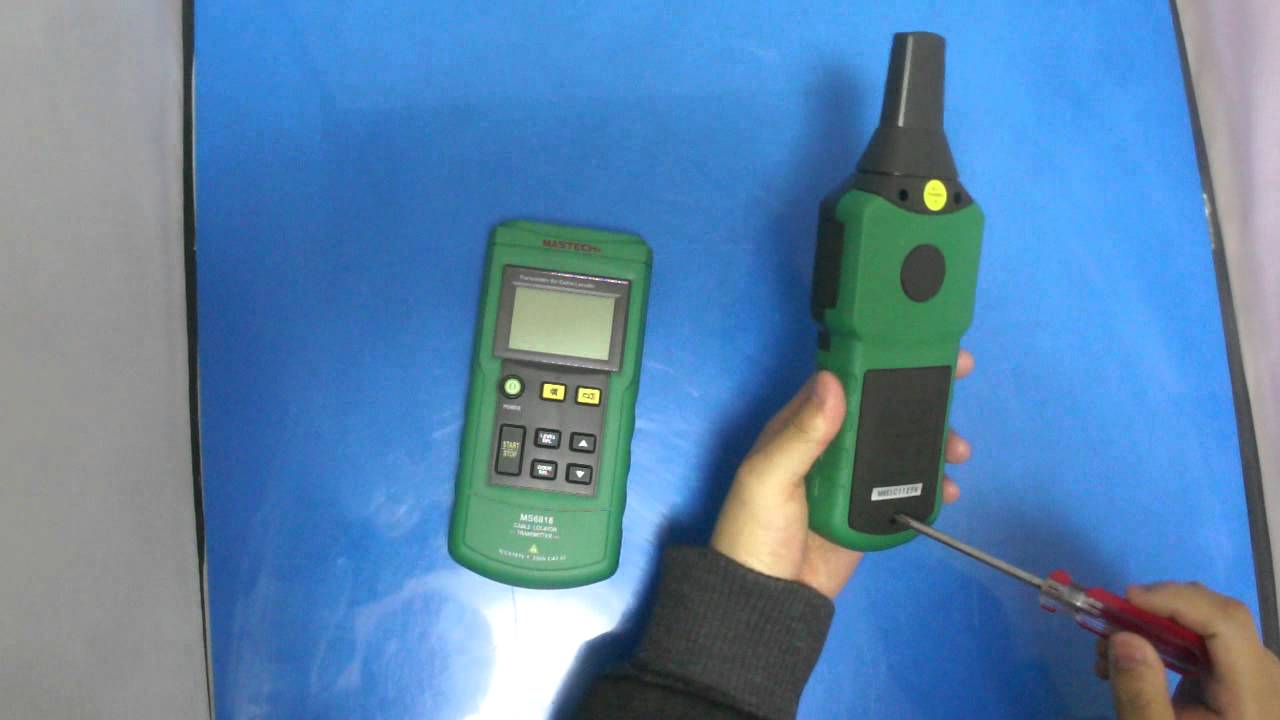 Mastech MS6818 Wire Cable Tracker Metal Pipe Locator Detector Tester Meter AC/DC