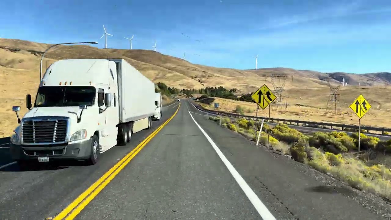 October 2025, Driving, Wishram, Washington to centerville highway turn, Columbia Hills
