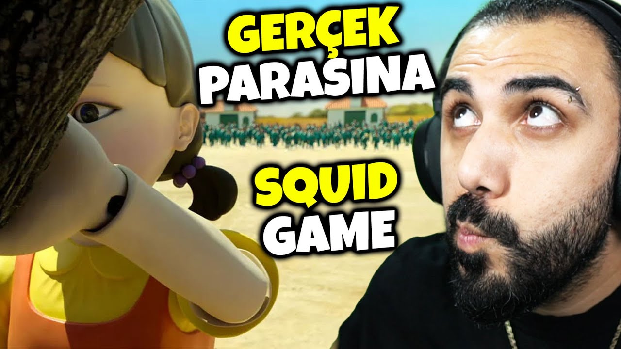 EKİPLE GERÇEK PARASINA SQUID GAME OYNADIK!! | Barış Can