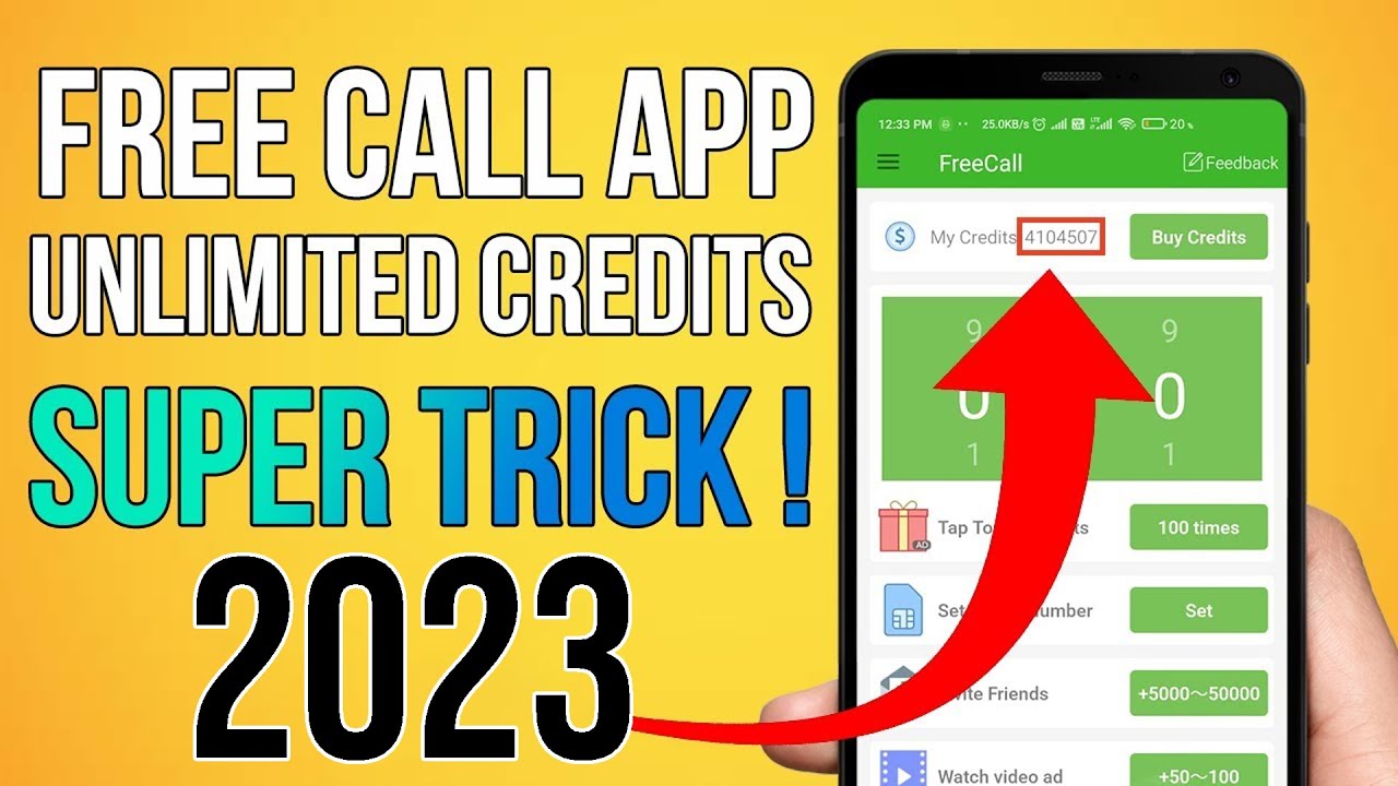 Free Call Unlimited Credit App | Get Unlimited Credits in FreeCall App | Fake Call Alternative 2022