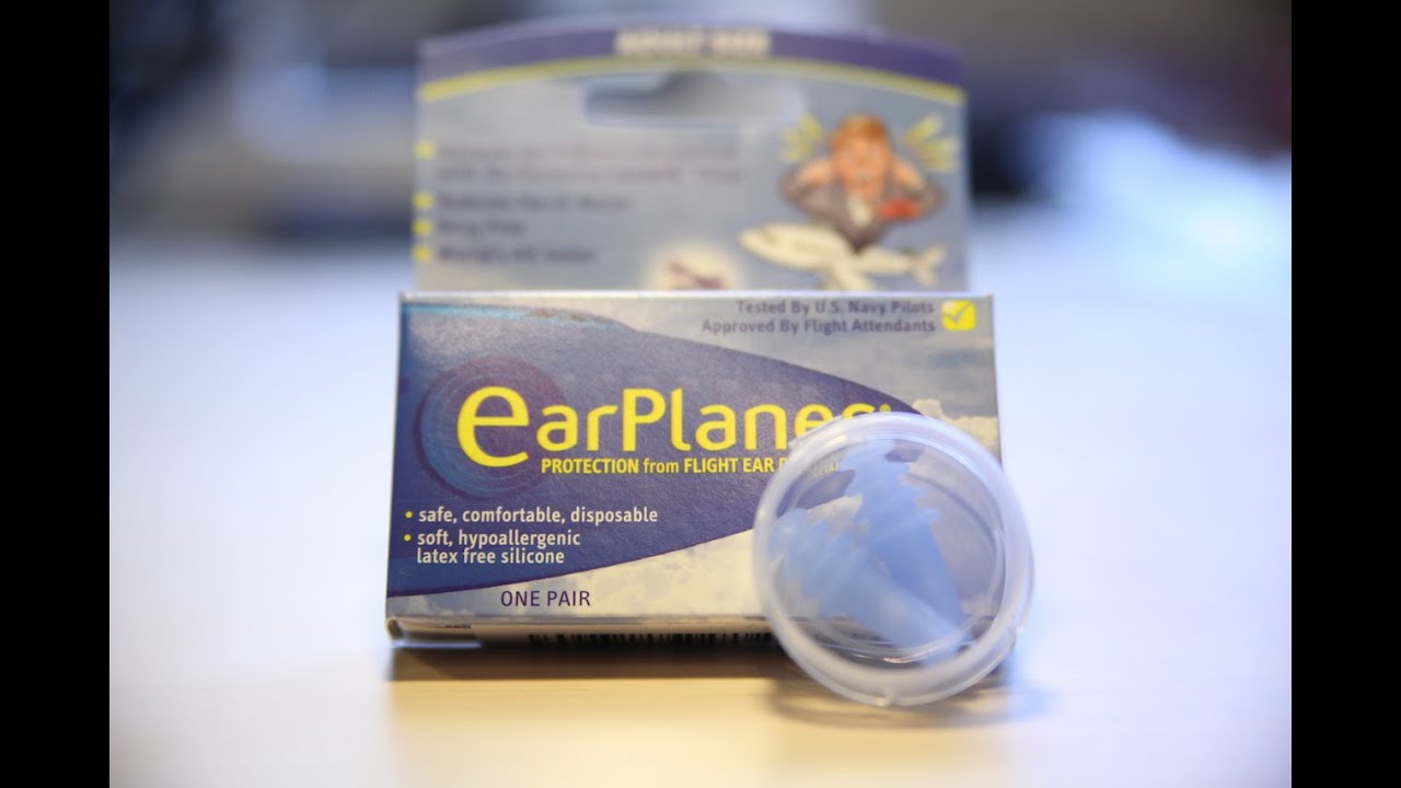 Earplanes - Ohrenstöpsel gegen Schmerzen beim Fliegen (Druckausgleich)