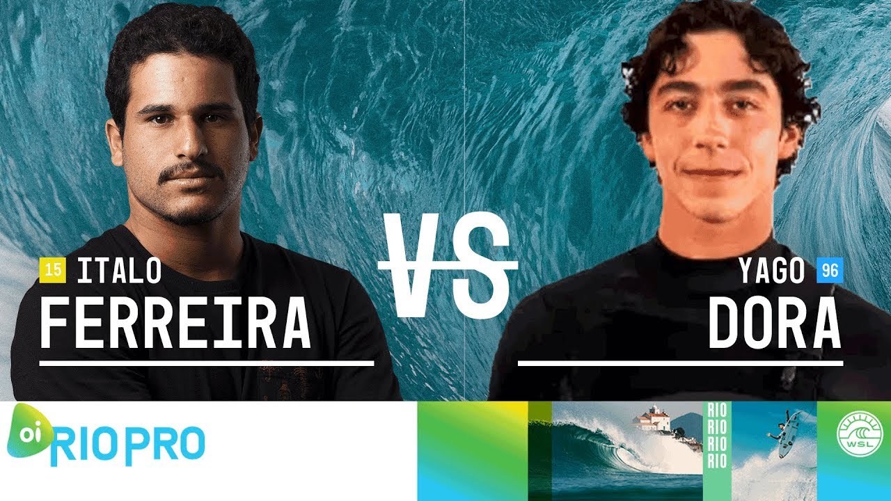 Italo Ferreira vs. Yago Dora - Round Three, Heat 10 - Oi Rio Pro 2018