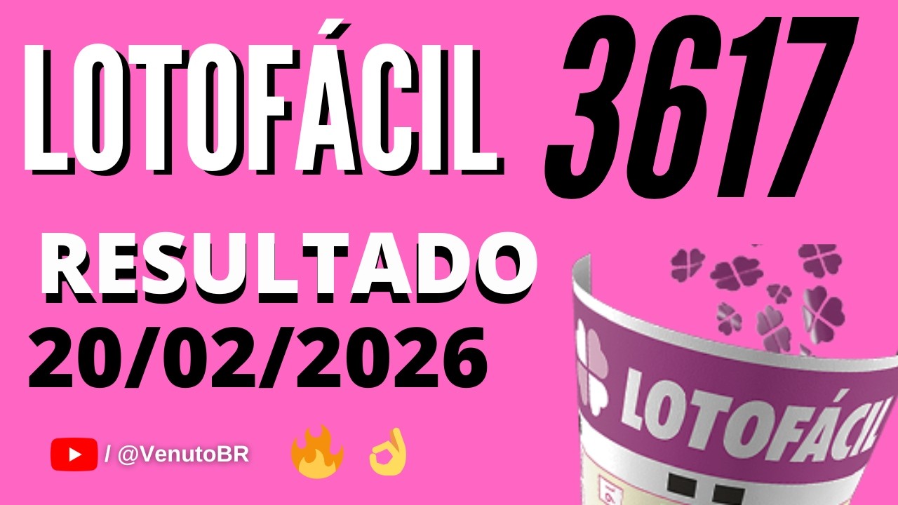 🍀 RESULTADO LOTOF&Aacute;CIL 3617