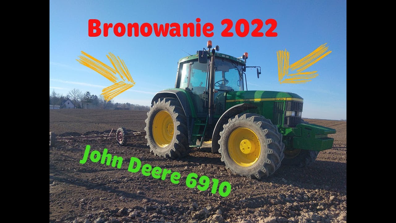 Wiosna 2022/Bronowanie i włókowanie pod buraki w jednym!!! John Deere 6910 w akcji!!!/GoPro Hero 7