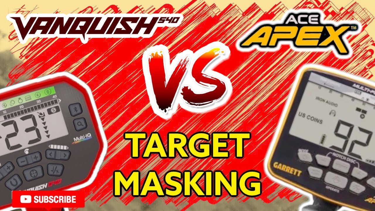 VANQUISH 540 vs APEX Test - Target Masking Metal Detecting