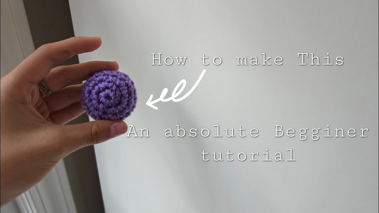 How to crochet a basic amigurumi ABSOLUTE BEGINNER TUTORIAL ♡♡♡