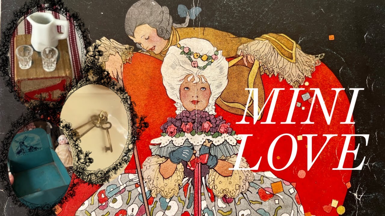 I Bought A ✨BUNCH OF MINIS ✨AND An✨ANTIQUE DOLL! ✨UNBOX WITH ME ! 👀  #unboxing #miniatres #dolls