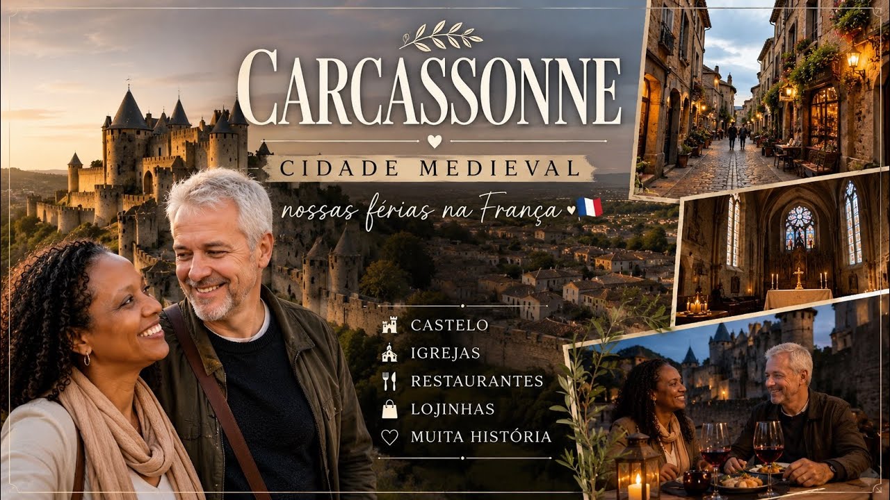A cidade medieval na França que parece cenário de filme (Carcassonne)