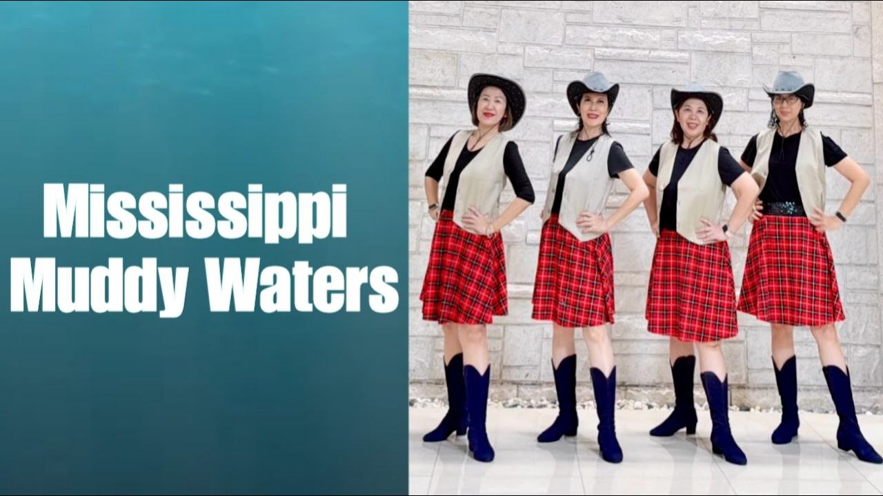 Mississippi Muddy Waters Line Dance (demo & count) Chor: Gary O'Reilly (IRE)