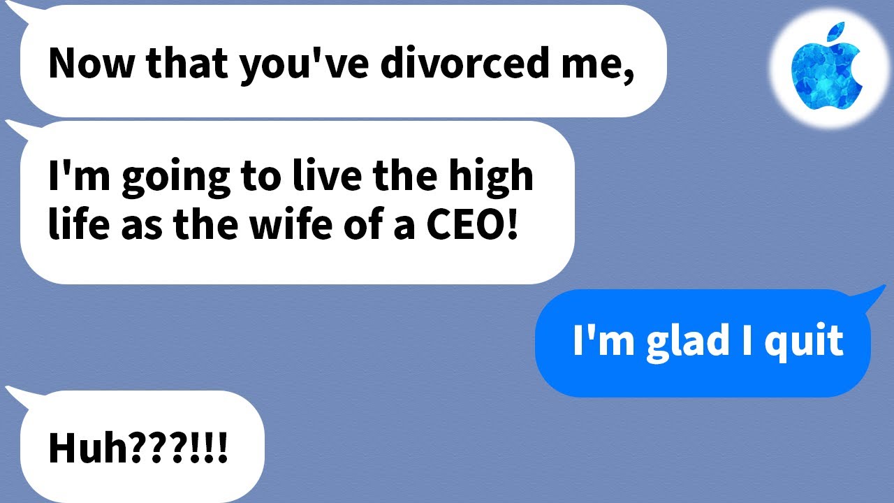 【Apple】My wife cheated on with a CEO and told me she wanted a divorce. Here's what happens when I...
