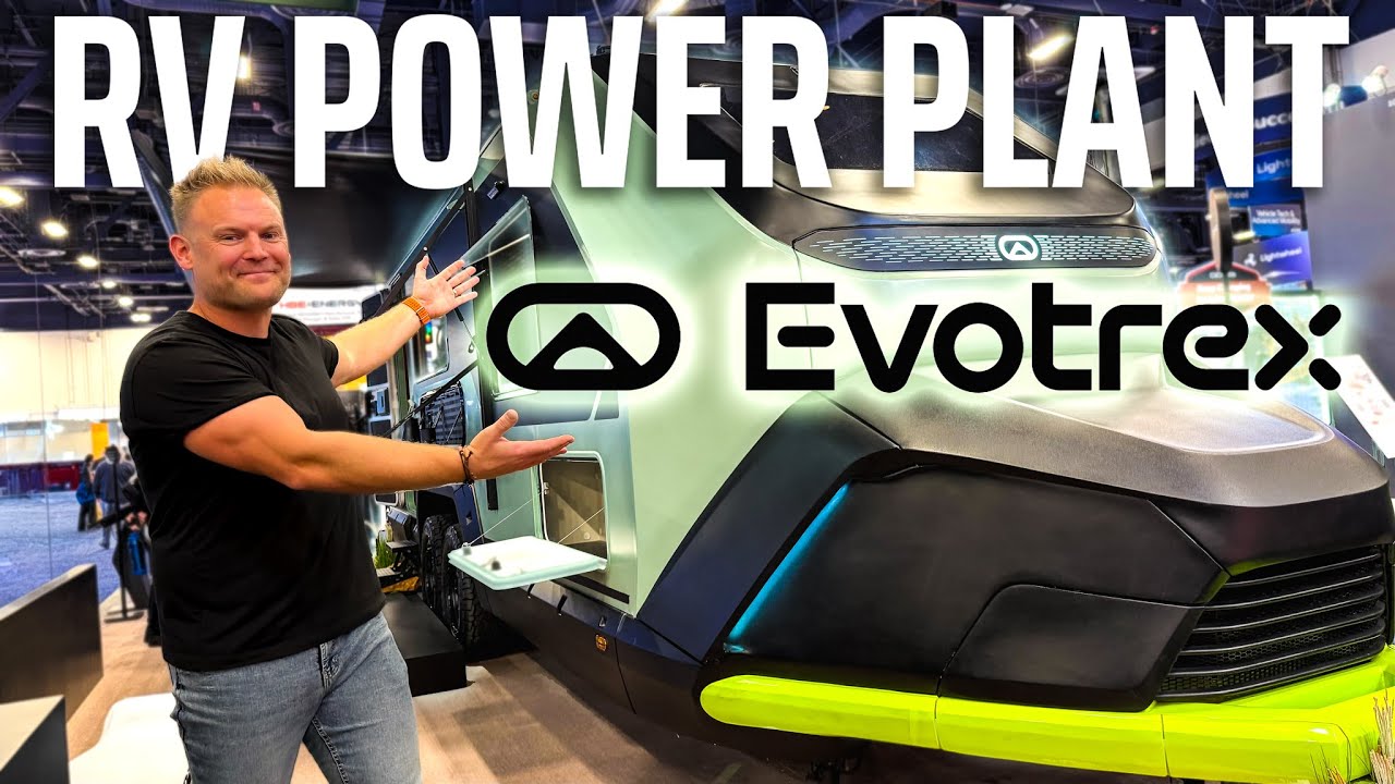 My First Look: RV Travel Trailer By EVOTREX - Onboard Supercharger! | Co-Founder Interview!