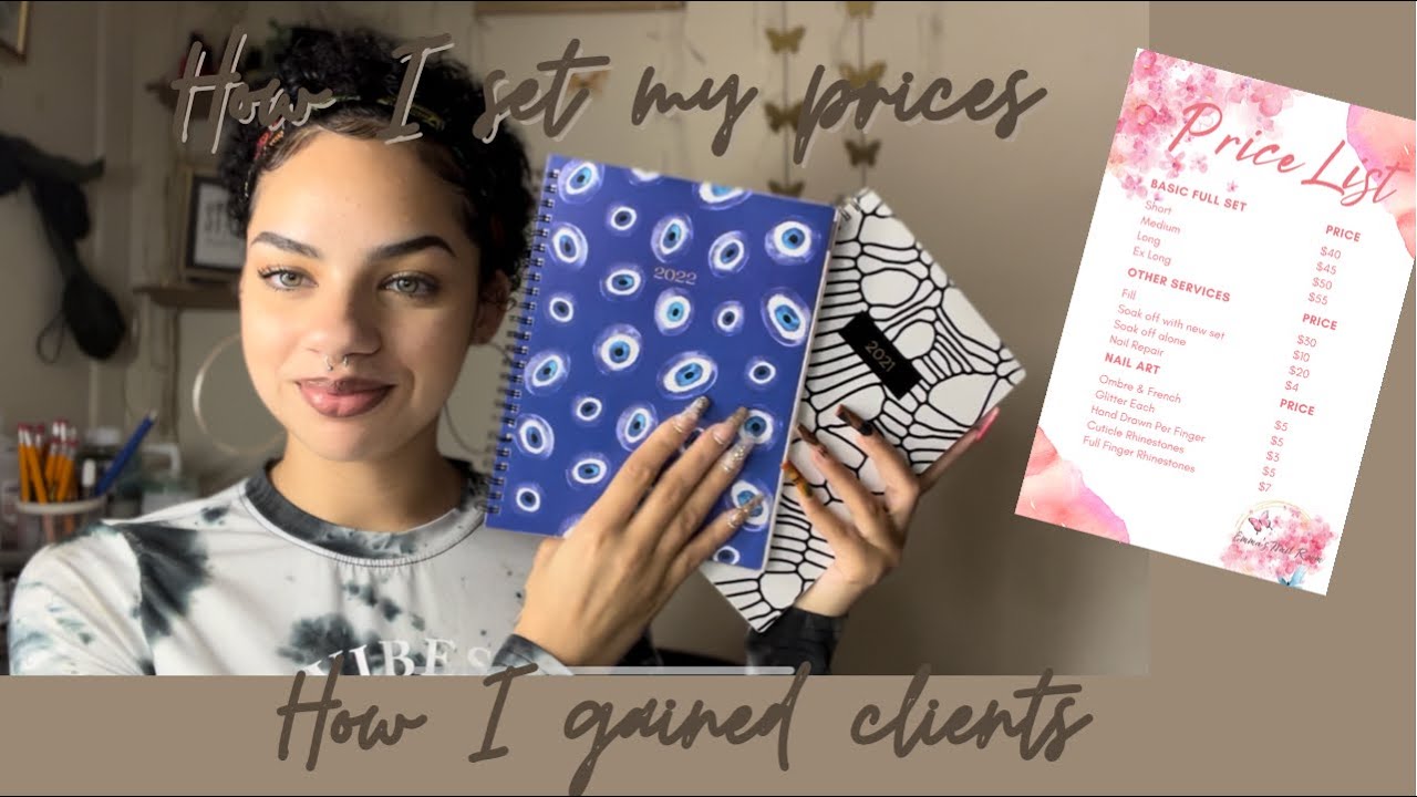 How I gained clients as a beginner nail tech💅 | How I set prices as a nail tech