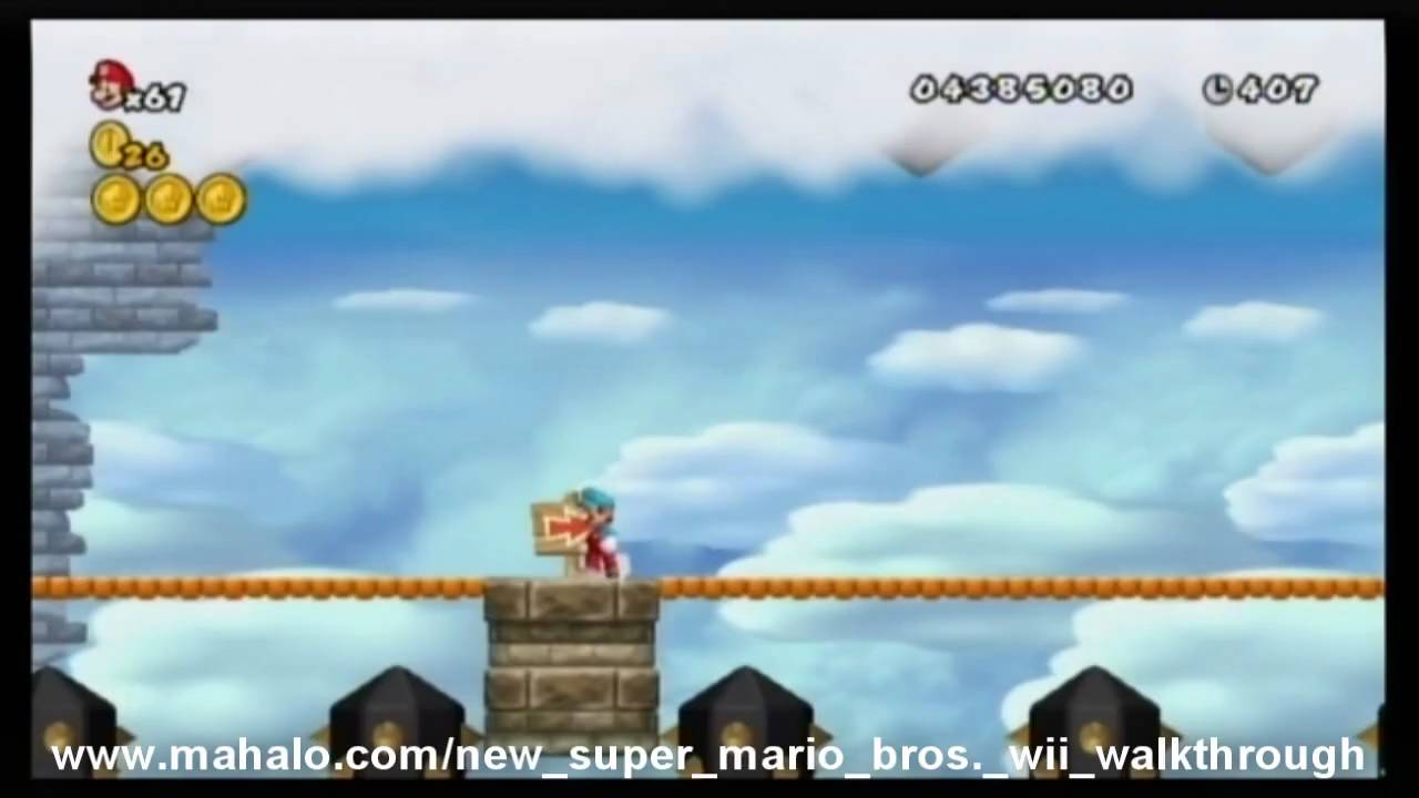 New Super Mario Bros. Wii Walkthrough - World 7 - Castle